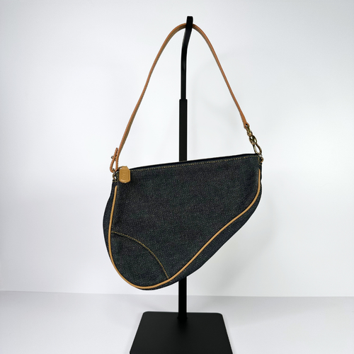 Denim Dior Saddle Bag