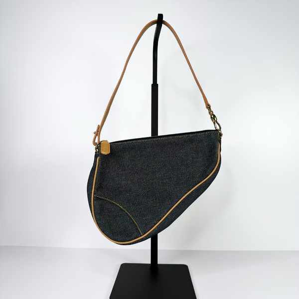 Denim Dior Saddle Bag