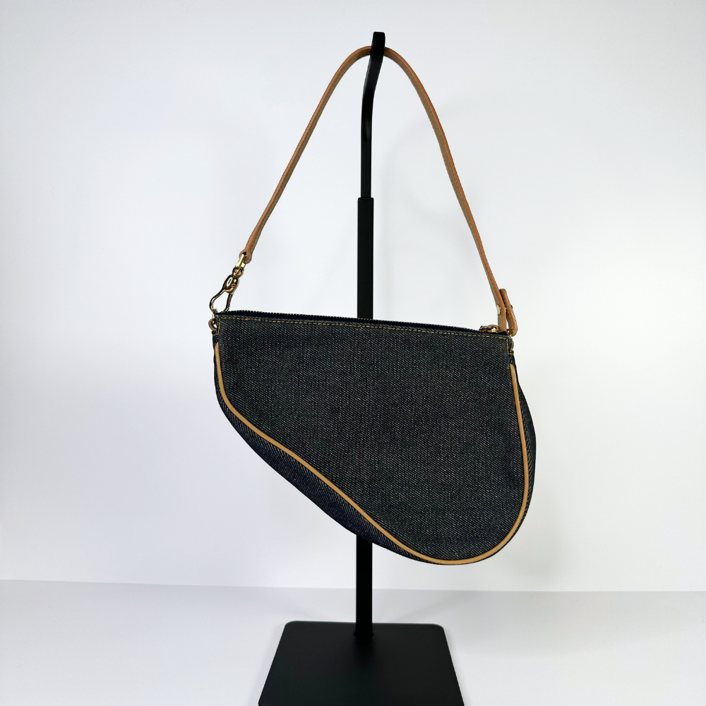 Denim Dior Saddle Bag