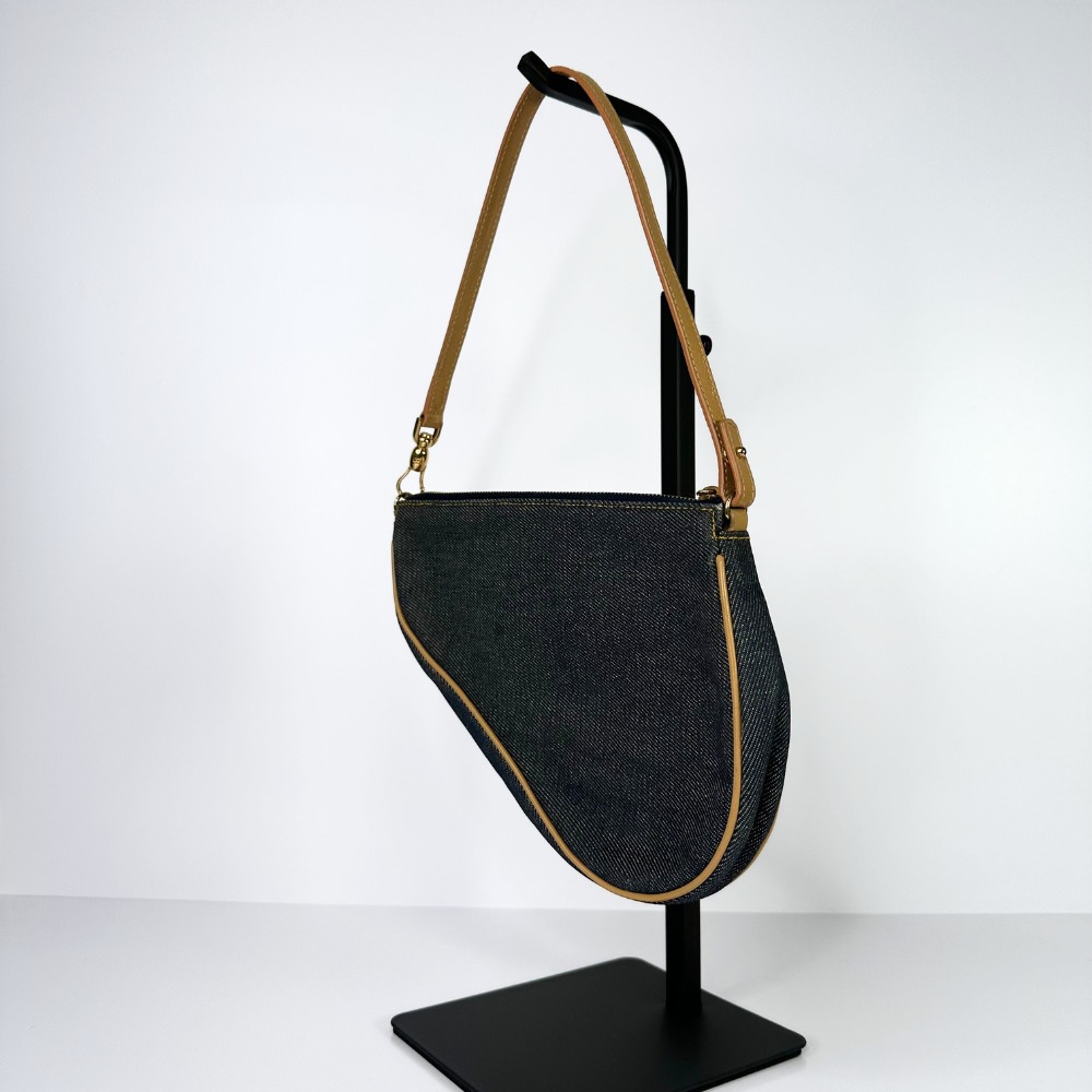 Denim Dior Saddle Bag