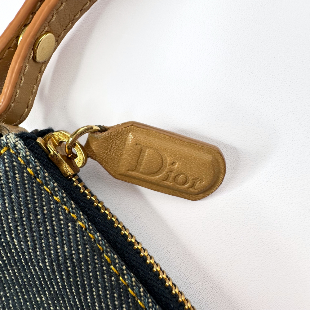 Denim Dior Saddle Bag