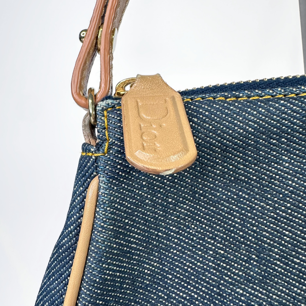 Denim Dior Saddle Bag