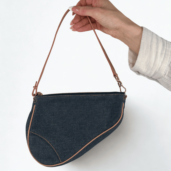 Denim Dior Saddle Bag