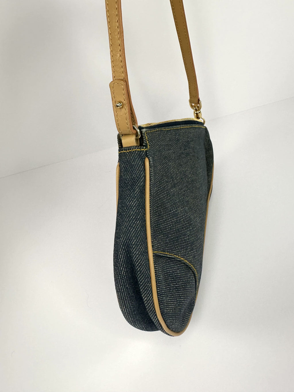 Denim Dior Saddle Bag