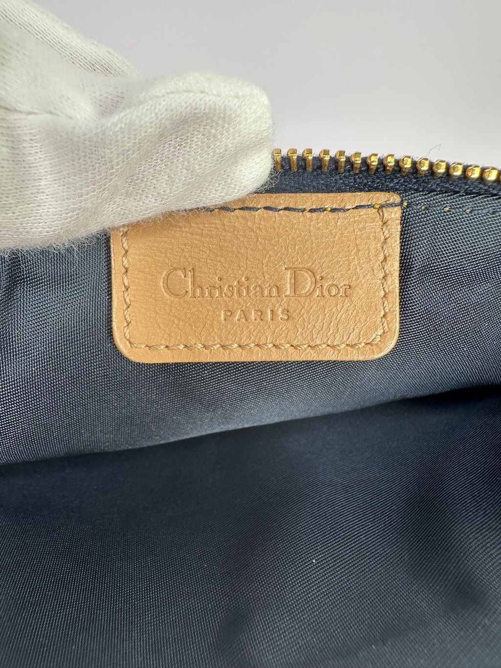 Denim Dior Saddle Bag
