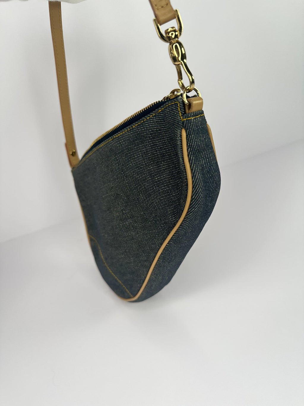Denim Dior Saddle Bag