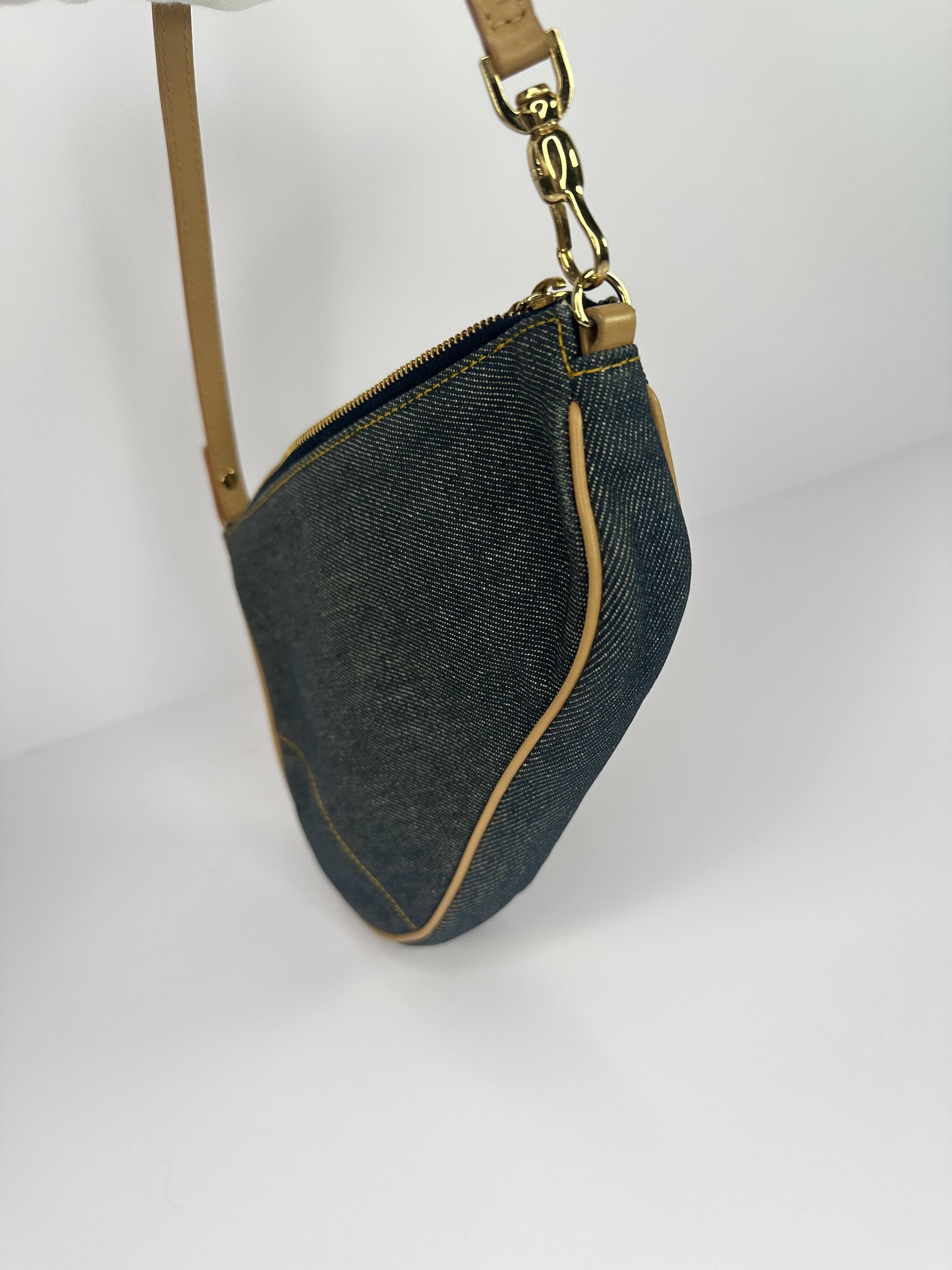 Denim Dior Saddle Bag