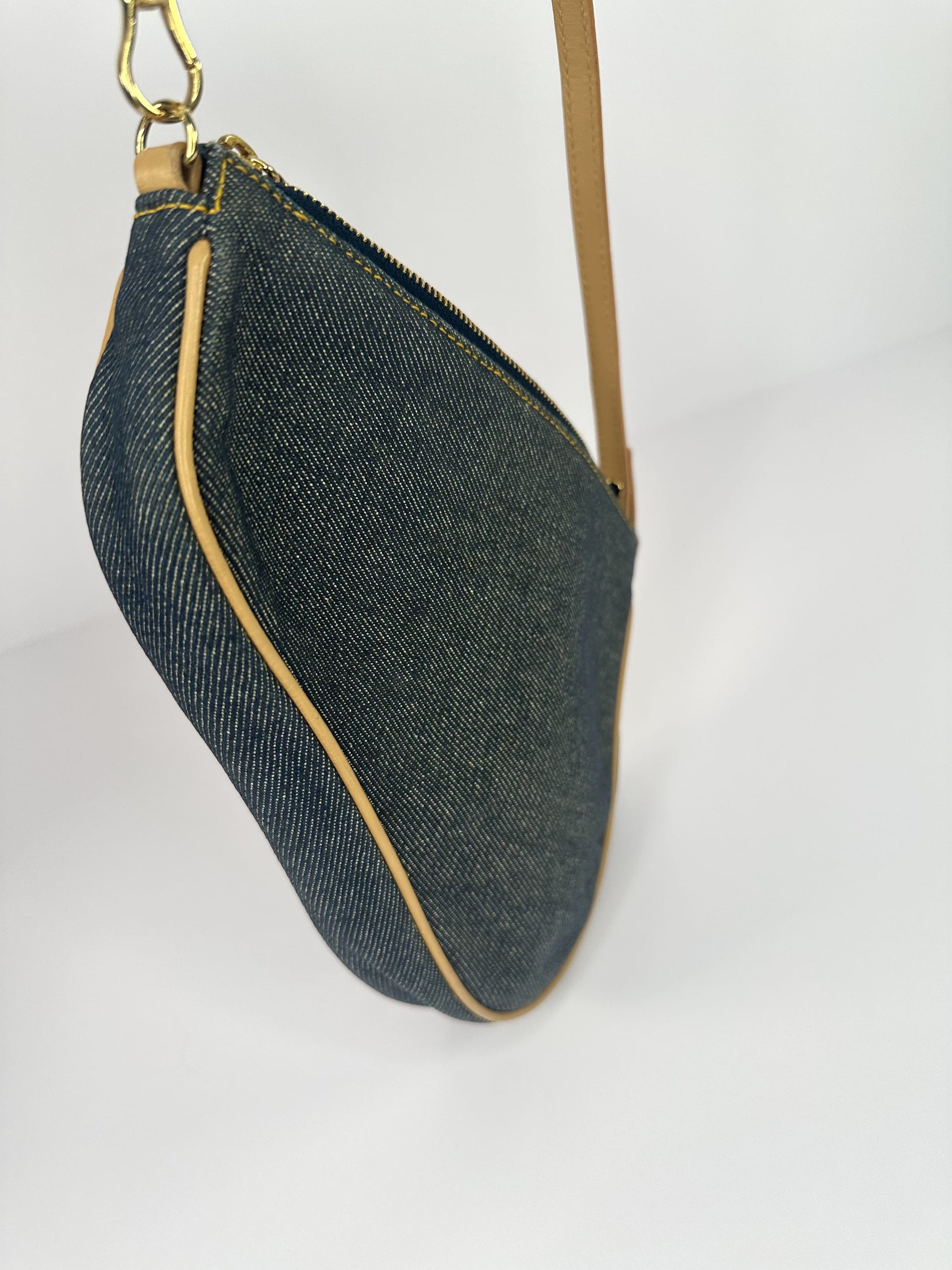 Denim Dior Saddle Bag
