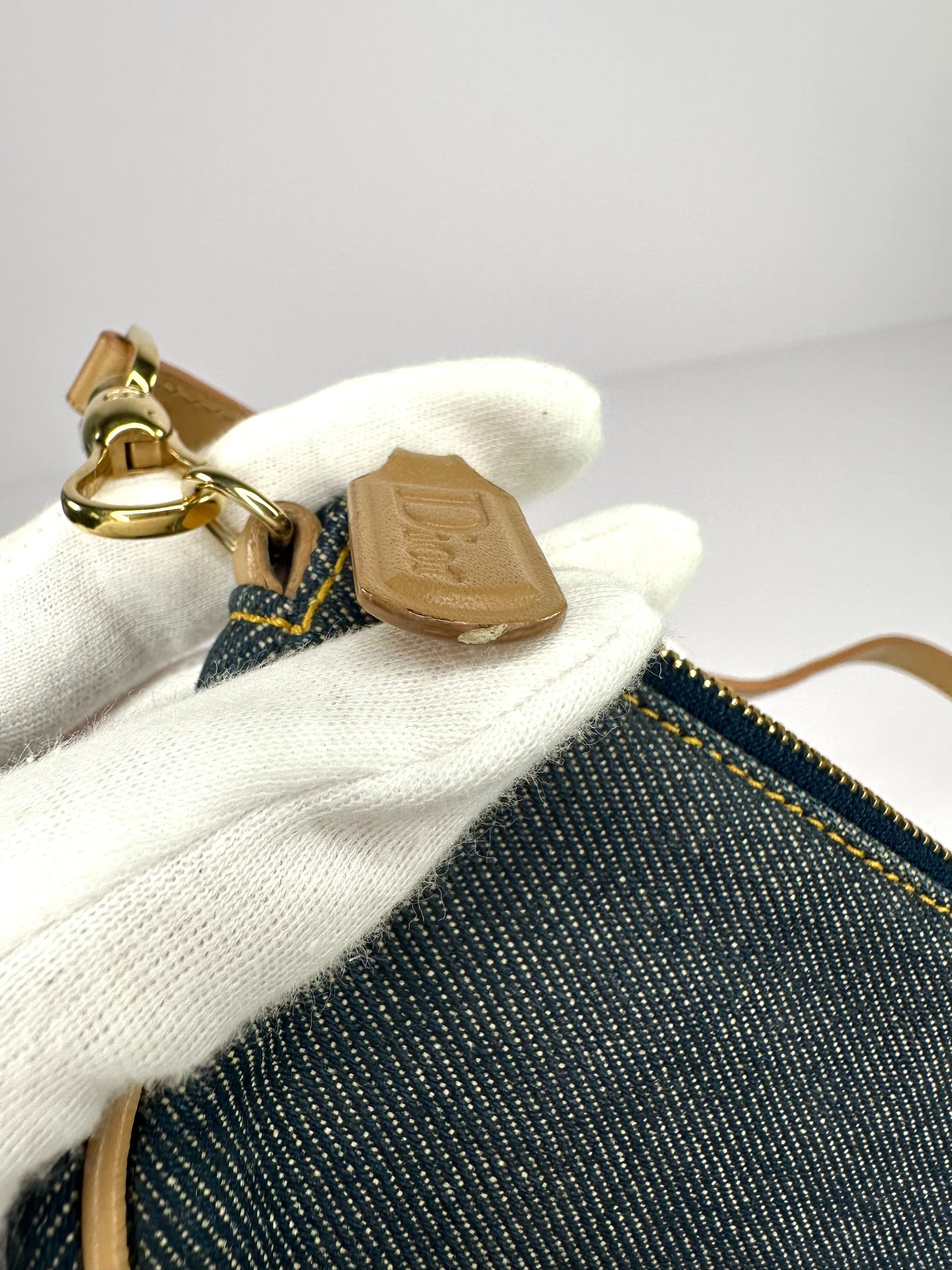 Denim Dior Saddle Bag